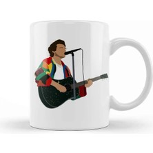 Dekado Harry Styles Guitar 08 Kupa Bardak Porselen