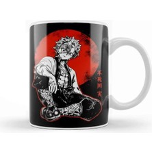 Dekado Sanemi Shinazugawa Red Moon Kupa Bardak Porselen