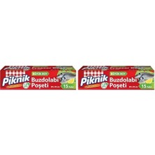 Defne Store Piknik Buzdolabı Poşeti Büyük 15'li 2li Paket