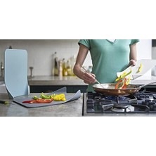 Defne Store 60122 Nest Chop 3’lü Kesme Tahtası Seti, Plastik, 5,7 x 25,5 x 34,3 cm