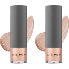 Defne Store Pembe Işıltılı Likit Aydınlatıcı - Highlighter 101 Yüz & Vücut Için - 30 ml (2 Paketi)