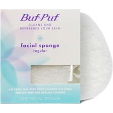 Defne Store Buf-Puf Dermatolog Tarafından Geliştirilen Düzenli Yüz Süngeri, Kırılmaya ve Siyah Noktalara Neden Olan Derin Kirleri ve Makyajı Giderir, Yeniden Kullanılabilir, Peeling Yapan, Beyaz, 1 Adet