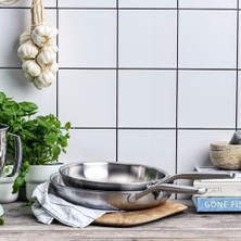 Defne Store 3-Kat Paslanmaz Çelik Kızartma Tavası 20 cm