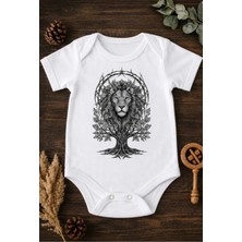 Eydu Baby Balon Fil Tavşan Baskılı Bebek Body Badi Çıtçıtlı Zıbın