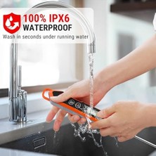Defne Store TP15H Ipx6 Su Geçirmez, Işıklı Ekranlı ve Kalibrasyonlu Uzun Problu Dijital Et ve Gıda Termometresi