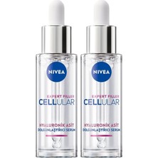 Defne Store Cellular Expert Filler Dolgunlaştırıcı Cilt Serumu 30ML, Yoğun Nemlendirici, Saf Hyaluronik Asit (2 Paketi)