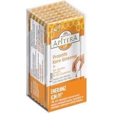 Defne Store Apitera Up Doğal Bal, B Vitaminleri, Kırmızı Ginseng, Guarana ve Propolis Içeren Takviye Edici 7’li Saşe