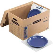 Defne Store Box Smoothmove Ağır Hizmet Tipi Mutfak Taşıma Kutusu, Çanak ve Cam Kutu Bölücüler, Yastık Köpüğü, 30 x 30 x 40 Cm,, 1 Paket (7710701)