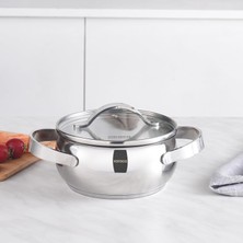 Defne Store Kuzina Çelik Tencere 16 cm 1,6 Lt