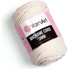 Defne Store El Örgü Ipi Macrame Cord 3 Mm, 752, 2X500 gr