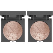 Defne Store Işıltılı Aydınlatıcı - Baked Highlighter 01 Sparklıng Ivory - 11 G (2 Paketi)