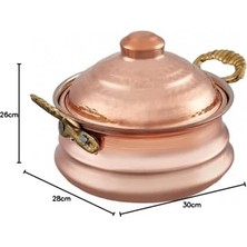 Defne Store Alacahöyük Bakır Mini Güveç 8 cm