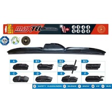 Ölmez Oto Yedek Parça Silecek Süpürgesi Unıversal Hybrıd 8 Aparat 17" 430MM