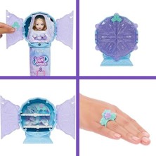 Defne Store Mattel Filmden Ilham Alan Mattel Karlar Ülkesi Bebek, Aksesuarlar, Kar Tanesi Şeklinde Değerli Taş Kutusu ile Çocuk Yüzüğü Dahil 8 Sürpriz ve 9 Oyun Parçası, JJY36