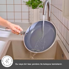 Defne Store x Refika Birgül Crystal Metal Kulplu 7 Parça Tencere Seti