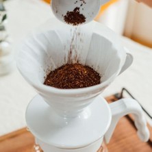 Defne Store V60 Kahve Demleme Seti, Açık Gri