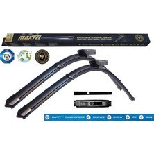 Ölmez Oto Yedek Parça Silecek Süpürgesi Kangoo Iı-Iıı (08-) / 9-5 I (9600) (07-10) / Cıtan W415 (12-) Muz Tipi 23"+21" 600MM+530MM