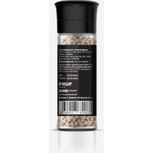 Defne Store Pruf Beyaz Biber Tane 60 Gr. Cam Şişe Değirmen Kapak