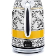 Defne Store Gem Margery 1.7 Litre Desenli Su Isıtıcısı – 2200 W, Paslanmaz Çelik Gövde