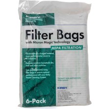 Defne Store Kirby 204814 Micron Hepa Filtre Plus Torba, Polipropilen, Beyaz, 6, 6