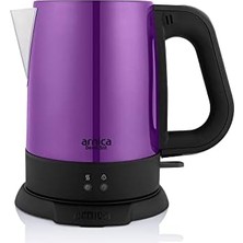 Defne Store IH33202 Demli Stil Mor Cam Çay Makinesi