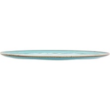 Defne Store Christina Turkuaz Düz Tabak 32CM