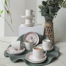 Defne Store Rose Kahve Takımı 12 Parça 6 Kişilik 22910-12