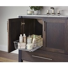 Defne Store 53052 14 Inç Geniş Dolap Düzenleyici, Beyaz