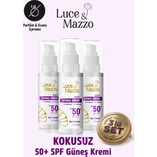 Luce & Mazzo Kokusuz Ihrama Uygun 50 Spf Güneş Kremi - 3 Lü Set