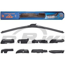 Ölmez Oto Yedek Parça Silecek Süpürgesi Muz Tip Multı-Fıt 8 Adaptörlü 26 Inch 650 mm