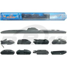 Ölmez Oto Yedek Parça Silecek Süpürgesi Hybrıd Tip Multı-Fıt 8 Adaptörlü 18 Inch 450 mm