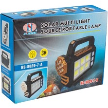 GUNKES Ayt Powermaster 3 Modlu 6 Cob Ledli Taşınabilir Solar Güneş Enerjili Kamp