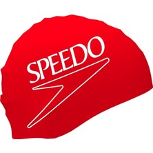Speedo Speedo Prnt Bıofuse Cap Au Unısex Kırmızı Yüzücü Bonesi