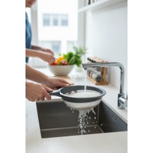 Renk Yapı Rüyası Paslanmaz Çelikmakarna Sütsüzgeci Katı Sıvı Unmeyvesebze Süzgeci Çap 22CM