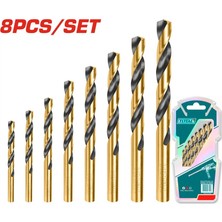 Total 8 Parça Hss Matkap Uç Seti TACSD0801