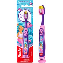Colgate Rosie Deniz Kızı Temalı Diş Fırçası Ekstra Yumuşak, Yapışkan Taban +5 Yaş