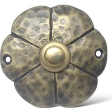 Antik Bronze Papatya Kapı Zili, Antik