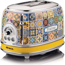 Defne Store Ariete Positano Ekmek Kızartma Makinesi 2 Dilim 0155/1P - 810 Watt, Metal Gövde, 2 Dilim Kapasite, Buz Çözme, Isıtma, 6 Kızartma Ayarı, Kolay Temizlik, Çıkarılabilir Kırıntı Tepsisi