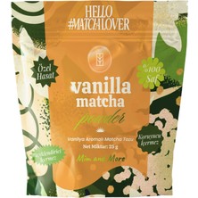 Mim And More Vanilla Matcha Powder - Vanilya Aromalı Matcha Tozu Doypack, 25 gr