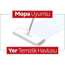 Defne Store Arap Sabunu Katkılı Mopa Uyumlu Yer Temizlik Havlusu&mendili 50 Yaprak
