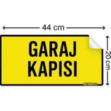 Opersan Garaj Kapısı Etiketi (43X20 Cm)