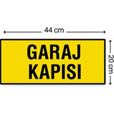 Opersan Garaf Kapısı Levhası (20X44 Cm)