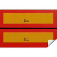 Opersan 2 Li Tır ve Dorse Reflektörü 2 Li Takımı 566X200 Mm-Etiket/sticker/yapıştırma