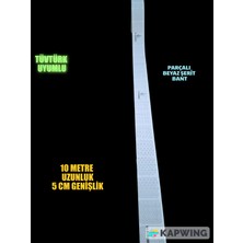 Opersan 10 Metre Parçalı Beyaz Şerit Reflektör Bant