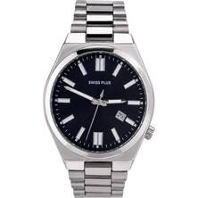 Swiss Plus Erkek Kol Saati - Essential Collection - Model-1 ST3533AGS Black/silver