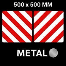 Opersan Iş Makineleri 500X500 mm Tpesc ve Dın Uyumlu Uyarı Ikaz Levhası/metal