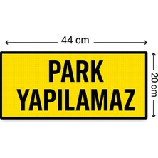 Opersan Park Yapılamaz Levhası (44X20 Cm) 1 Adet Levha