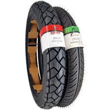 TDT Tyres 300-17 ve 275-17 (Tubeless - Dubleks) Speedblaster/power Lastik Takımı