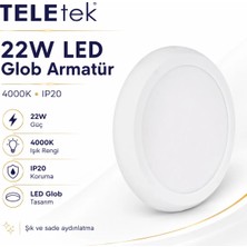 Teletek 22W 4000K Ip 20 LED Glob