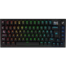 Hawk HK520 Mekanik Prelubed Switch Rgb Tri-Mode Kablosuz/bluetooth %75 Full Türkçe Gaming Klavye